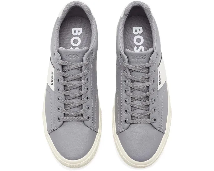 Кеды Aiden Logo Block из кожи от BOSS