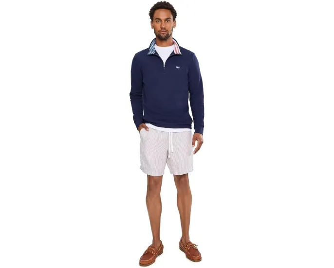 Свитер Vineyard Vines с воротником и застежкой-молнией на четверть