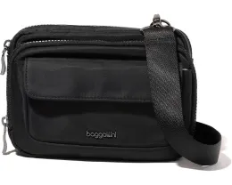 Кроссбоди Baggallini Modern Double Zip с RFID защитой