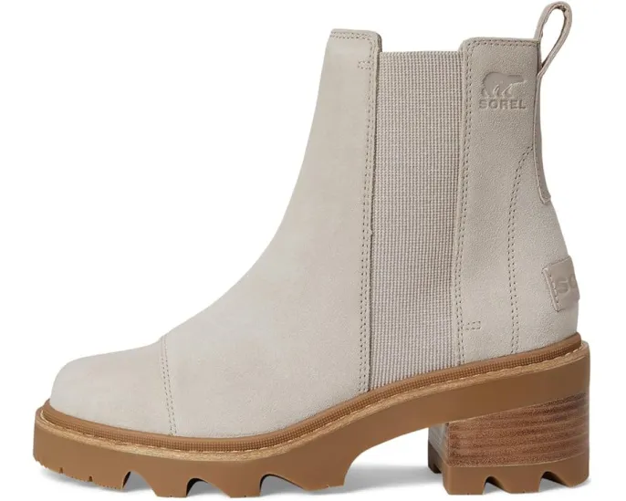 Ботинки SOREL Joan Now Chelsea из замши на массивном каблуке