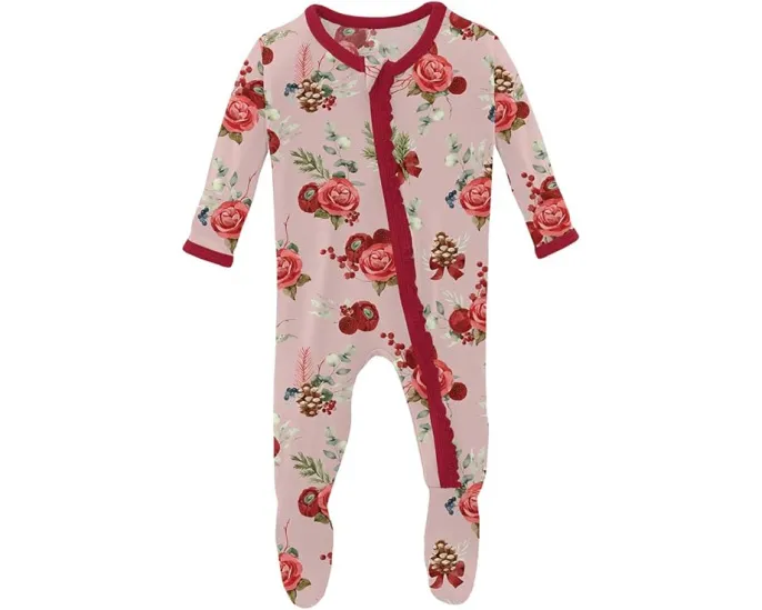 Комбинезон Print Muffin Ruffle Footie от Kickee Pants с двухсторонней молнией