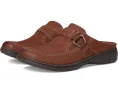 Слипоны Clarks Carleigh Viola из кожи с эластичной вставкой и фурнитурой