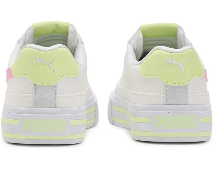 Детские кроссовки Puma Court Classic Vulc с кожаным верхом и вулканизированной подошвой