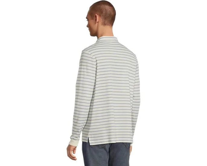 Поло Comfort Stretch Performance с длинным рукавом в полоску и эластичной тканью L.L.Bean