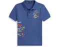Детская хлопковая поло Polo Ralph Lauren с вышивкой
