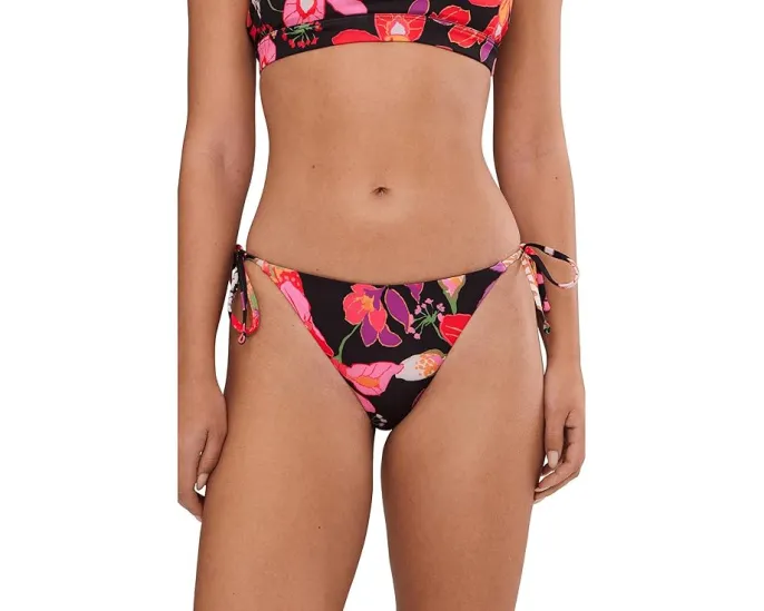 Трусы бикини Nike Hot House Floral Tie String с завязками по бокам и низкой посадкой