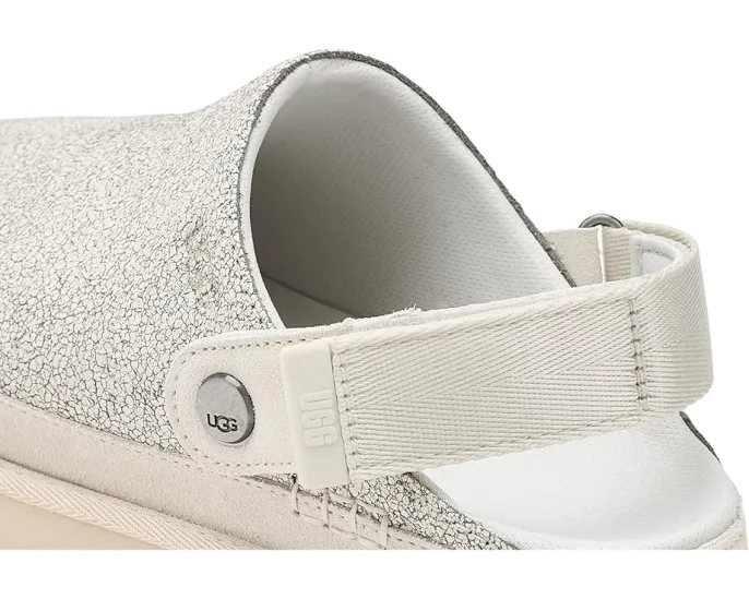 Клоги UGG Goldenstar Crackle с эффектом кракелюра и поворотной лямкой