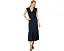 Solid Tiered Midi Dress