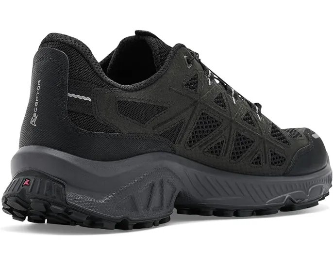 ECCO Receptor XP Breathru Toggle черные треккинговые кроссовки из текстиля