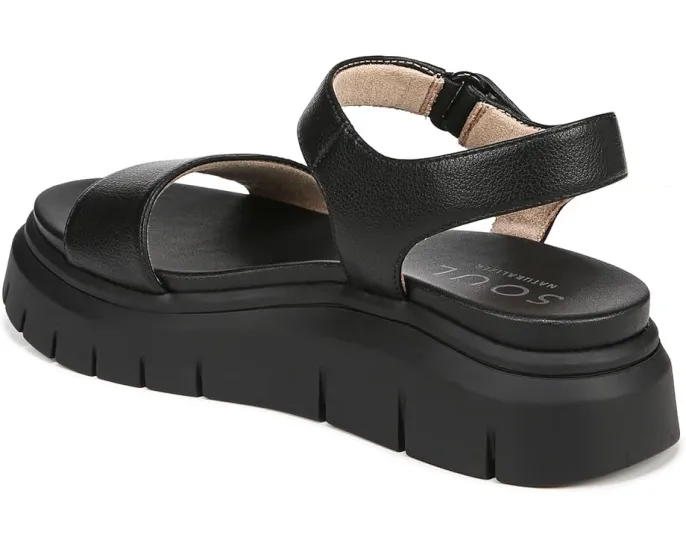 Сандалии Poppi на платформе с ремешком и технологией SoulContour