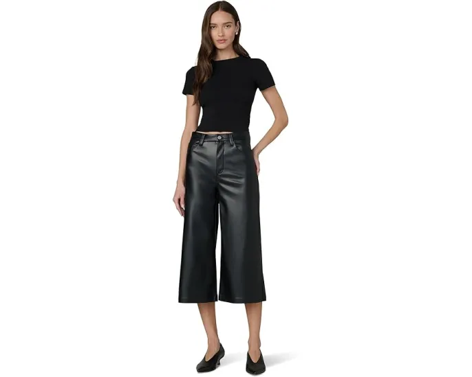 Joe's Jeans кюлоты The Culotte из мягкой веганской кожи