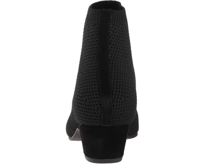 Ботильоны Eileen Fisher Purl на каблуке с верхом из стрейч-трикотажа и замши