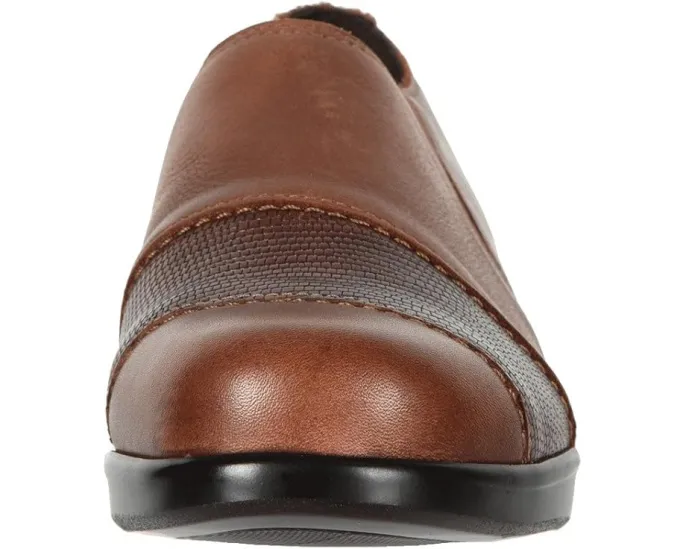 Мокасины SAS Nora слип-он с тиснением под кожу рептилии