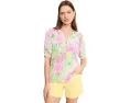 Топ Lilly Pulitzer с коротким рукавом Elsa из шелка