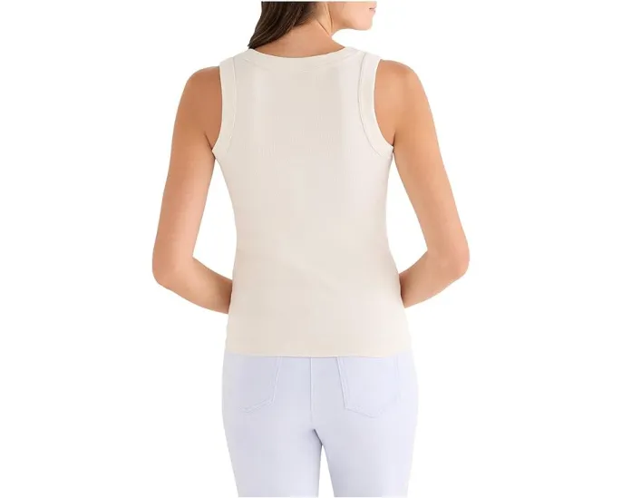 Топ NIC+ZOE Perfect с круглым вырезом и ребристым трикотажем