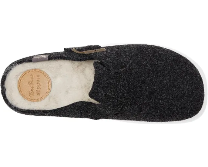 Toni Pons Mima-Fp классические тапочки-клоги с войлочным верхом и искусственным мехом