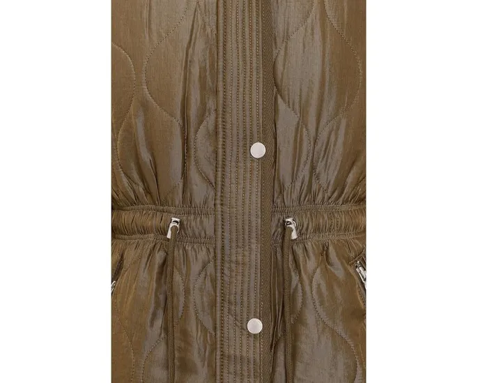 Стеганая куртка с кулиской на талии и влагоотводящими свойствами Avec Les Filles