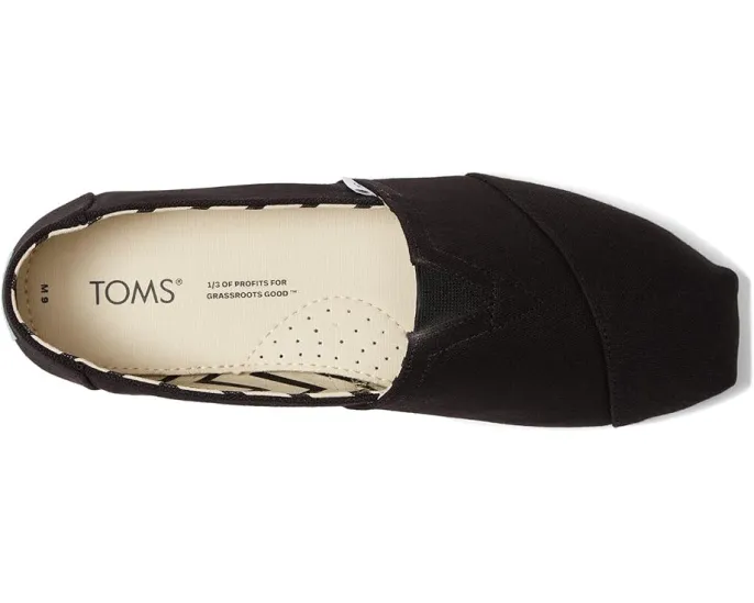 Классические эспадрильи TOMS с супинатором и стелькой из замши