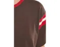Футболка Faherty Sport Jersey Throwback Tee с воротником из органического хлопка