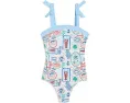 Купальник Ocean Bow One-Piece Swim от Janie and Jack с бантами