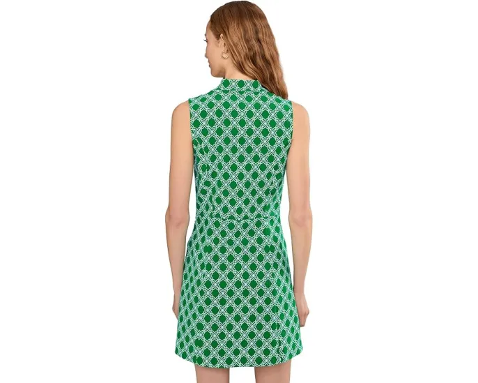 Lilly Pulitzer Платье для гольфа Catarina с рюшами и защитой UPF 50+