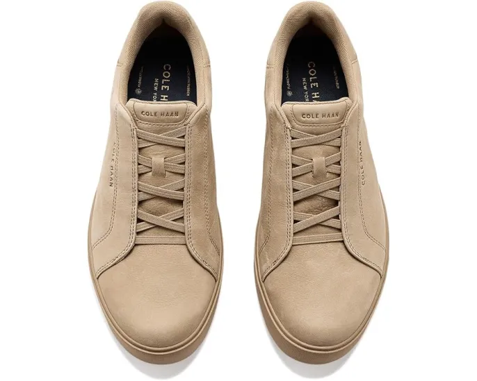 Cole Haan Grandpro Luxe Slip On слипоны из кожи с круглым носком