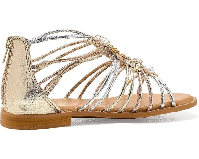 Steve Madden Glowee детские сандалии с металлическими бретелями и застежкой-молнией