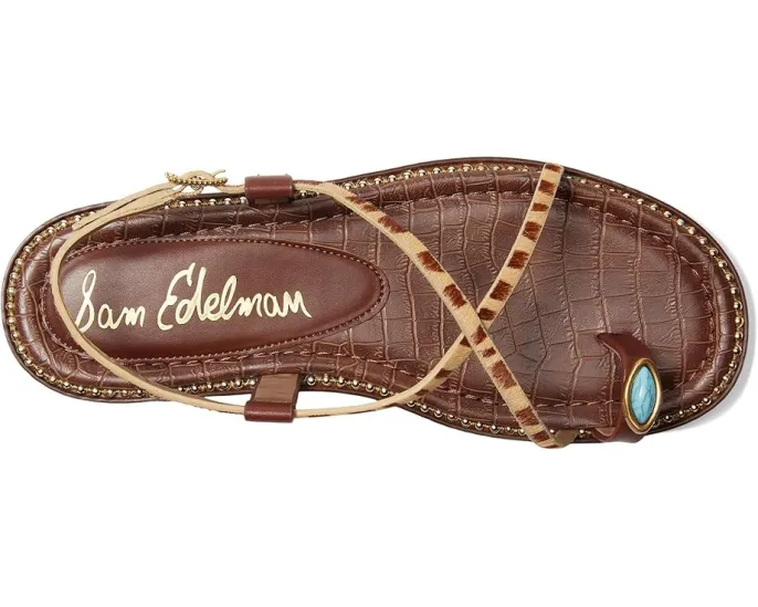 Сандалии Sam Edelman Tenly с ремешками и кольцом на палец на низком каблуке