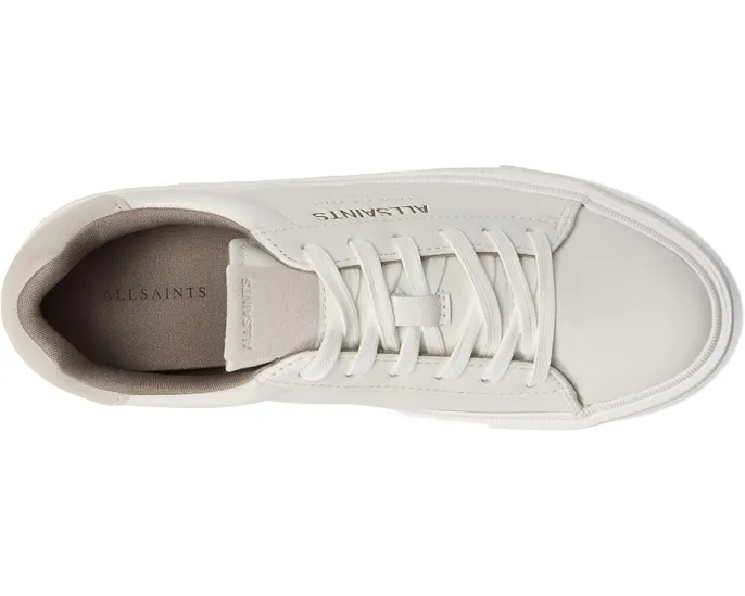 Кожаные кроссовки AllSaints Underground с круглым носком и резиновой подошвой