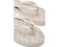 MICHAEL Michael Kors шлепанцы Posie с тонким клином и фирменным шармом