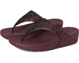 Сандалии FitFlop Lulu с ремешком между пальцев и мерцающим верхом