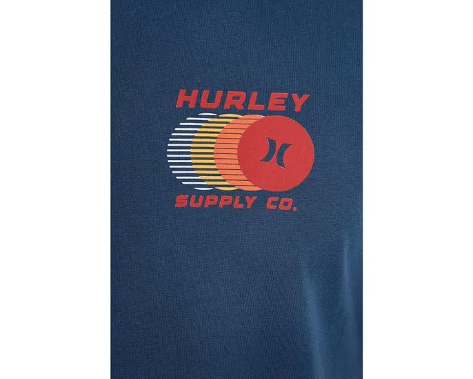 Футболка Hurley Fast Circles с коротким рукавом и принтом на груди