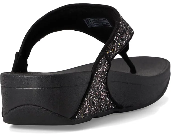 Сандалии FitFlop Lulu Multi-Tonal Glitter с перемычкой и блестками