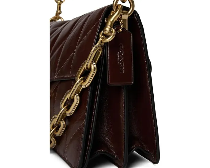 Coach стеганая сумка через плечо Chain Tabby