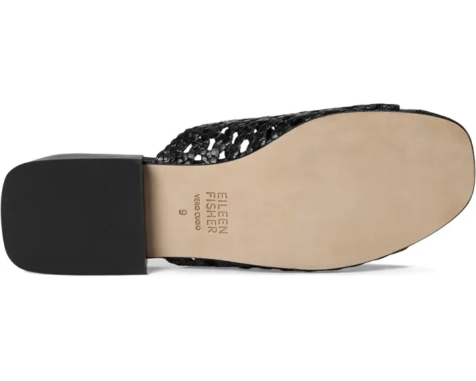 Eileen Fisher Сланцы Folie на устойчивом каблуке с плетеным верхом