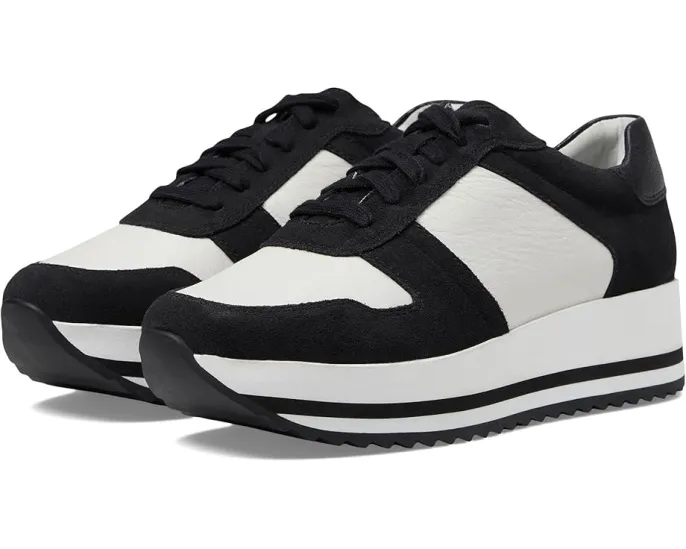 Кроссовки Johnston & Murphy Gracie Color-Block Lace-Up из замши и кожи