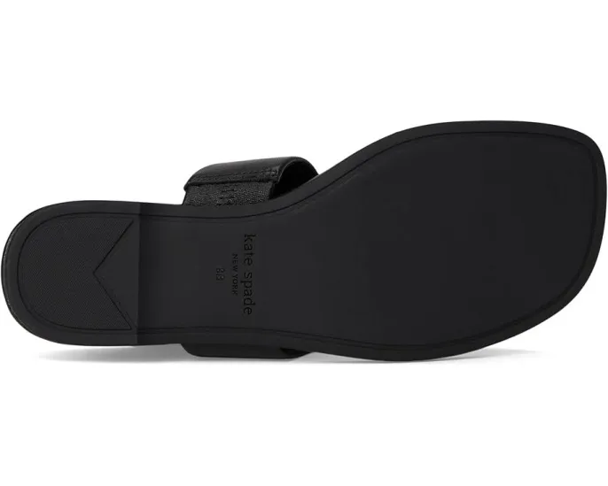 Kate Spade New York сандалии Spade Flower с цветочным мотивом на кожаной подошве