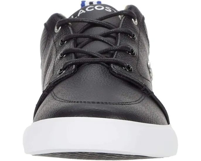Lacoste Bayliss Sneakers кожаные кеды с перфорацией и фирменным крокодилом