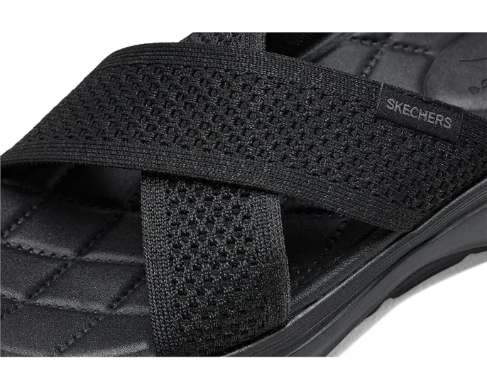 Сандалии SKECHERS GO Walk Arch Fit 2.0 Grace с блестящей пряжей и поддержкой