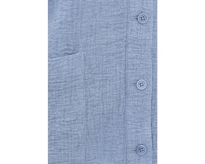 Куртка Eileen Fisher с воротником стойкой из двойного органического хлопка