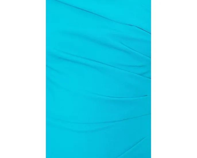 Комбинезон из крепа с вязаным кружевом Adrianna Papell цвет Bel Air Blue