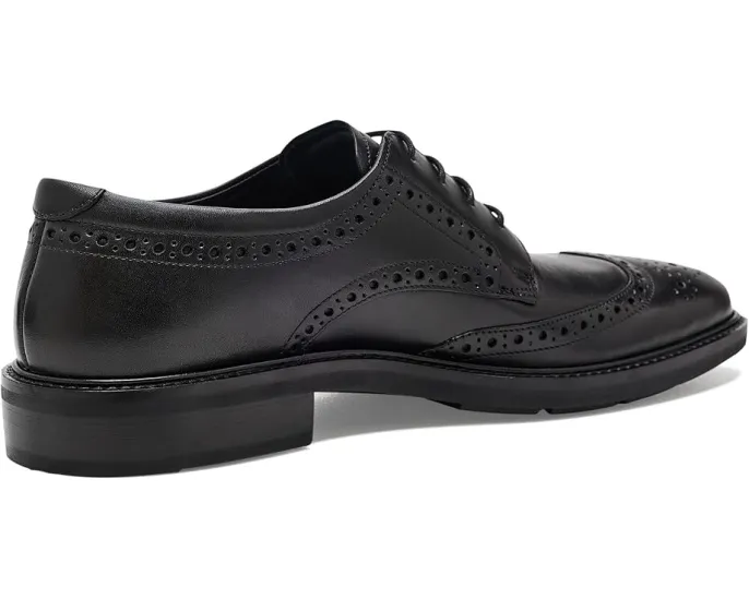 Оксфорды ECCO Prague Wingtip кожаные мужские