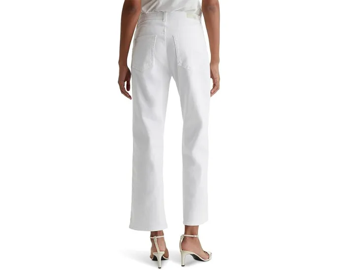 Джинсы AG Jeans Brinley с прямым укороченным кроем и средней посадкой