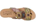 Сандалии L'Artiste by Spring Step Prettypetals с цветочным дизайном и клиновидным каблуком