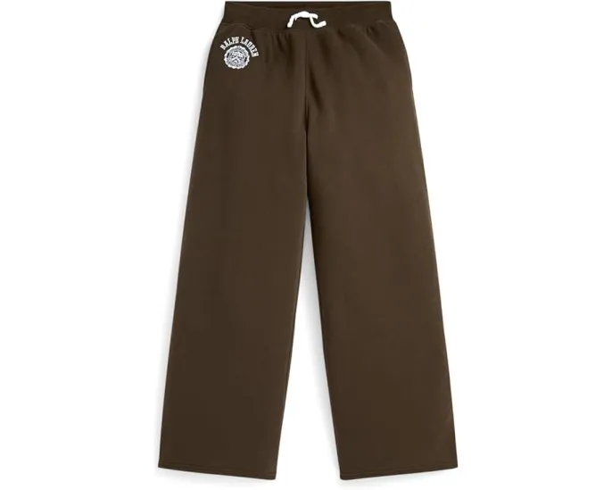 Широкие брюки из флиса с гербом Logo Crest для подростков Polo Ralph Lauren Kids