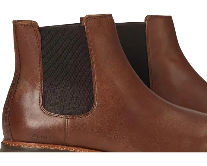 Chelsea ботинки Johnston & Murphy Calder из вощеной замши с контрастной отделкой