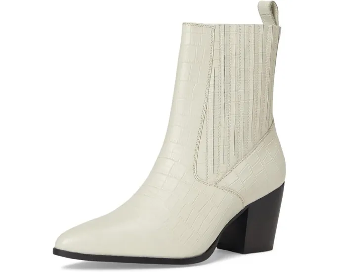 Ботильоны Journee Collection Markka с острым носом и каблуком в крокодиловом принте