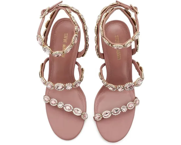Босоножки Tamala Steve Madden на высоком каблуке с камнями