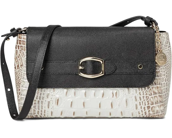 Универсальная сумка кроссбоди Jenah из мягкой кожи от Brahmin