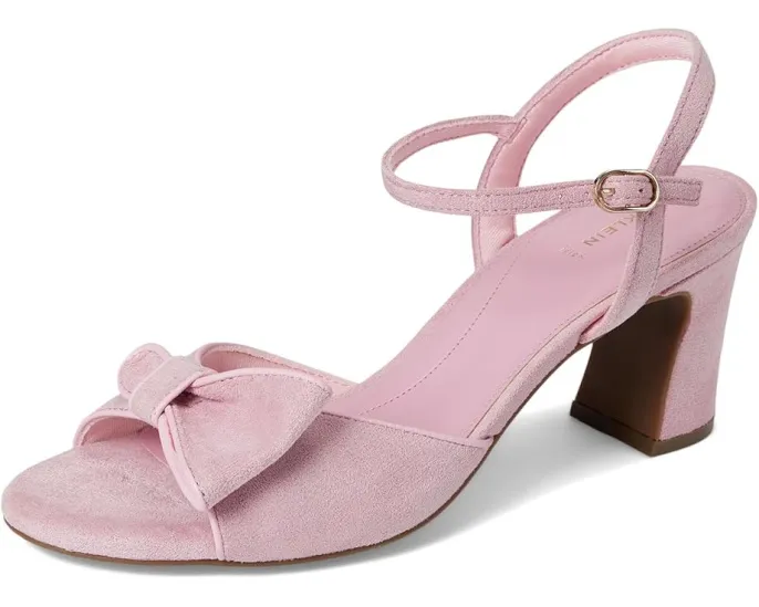 Босоножки Anne Klein Rosy на устойчивом каблуке с бантом и регулируемой пряжкой
